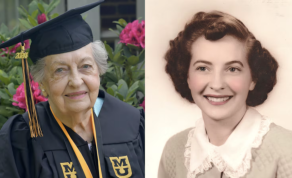 91 Year Old Mary Ellen Foley Graduated From the University of Missouri 70 Years After Her Enrollment